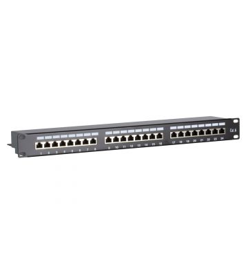 Patchpanel 19" CAT6 FTP - 24 ports