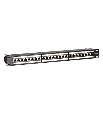Patchpanel 19" CAT 6a STP - 24 ports