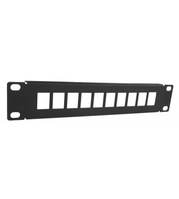 UTP Keystone-Patchpanel, 10 Ports Unbestückt