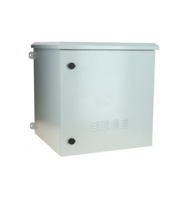 12 HE 19” Outdoor Serverschrank zur Wandmontage IP55 - 600 x 600 x 635mm 