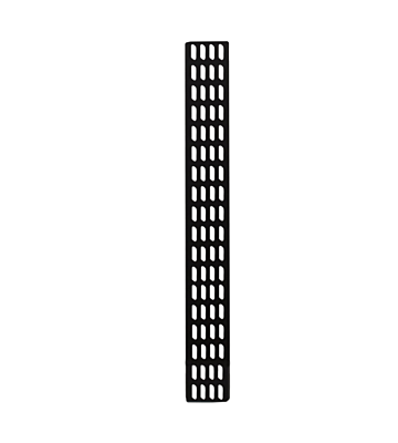 18 HE vertikale Kabelführungsleiste - 10 cm breit