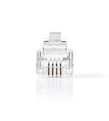 RJ11 Telefonstecker - 4-Pol - 10 stück