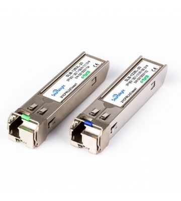 SFP-Transceiver-Modul LC singlemode TX1310/RX1490nm 20 Kilometer