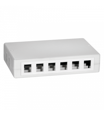 Keystone Leergehäuse - Verteilerdose – 6 Port