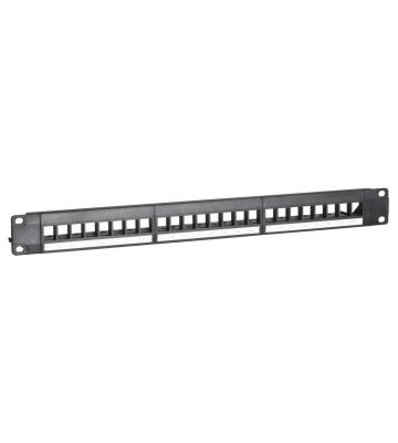 UTP Keystone-Patchpanel - 24 Ports Unbestückt 