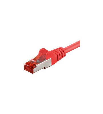 CAT 6 Netzwerkkabel LSOH - S/FTP - 3 Meter - Rot