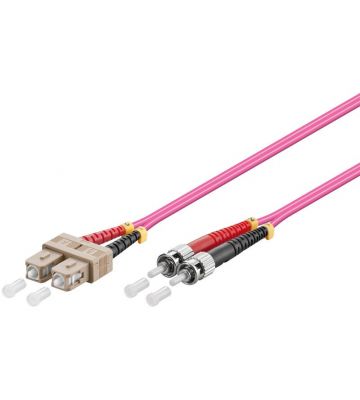 Glasfaserkabel SC-ST OM4 Duplex Patchkabel – 3 Meter