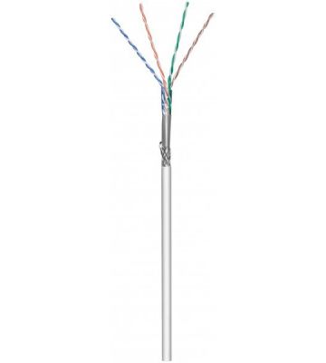 CAT5e Netzwerkkabel, SF/UTP, AWG 26/7 (Flexibel), 100 Meter, Grau, CCA 