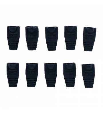 Tule Schwarz RJ45 10 stück