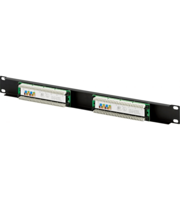 Patchpanel 19" CAT5e UTP - 16 ports
