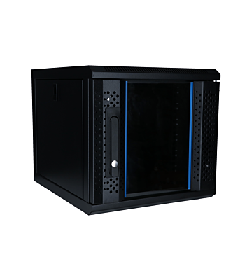 6 HE, 10" Serverschrank, mit Glastür, (BxTxH) 370X450X370mm