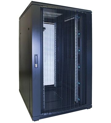 27 HE 19” Serverschrank, mit perforierter Fronttür (BxTxH) 800 x 1000 x 1400mm 