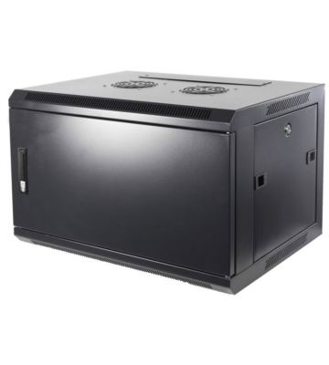 4 HE Serverschrank, Wandgehäuse, mit Metalltür (BxTxH) 600 x 600 x 280mm