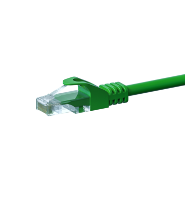 CAT5e Netzwerkkabel, U/UTP, 0.50 meter, Grün, 100% Kupfer