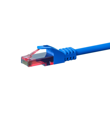 CAT6 Netzwerkkabel 100% Kupfer - U/UTP - 15 Meter - Blau