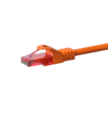 CAT6 Netzwerkkabel 100% Kupfer - U/UTP - 10 Meter - Orange
