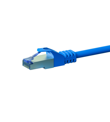 CAT 6a Netzwerkkabel LSOH - S/FTP - 0,25 Meter - Blau
