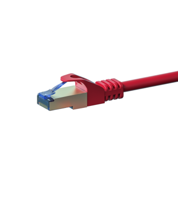 CAT 6a Netzwerkkabel LSOH - S/FTP - 1 Meter - Rot