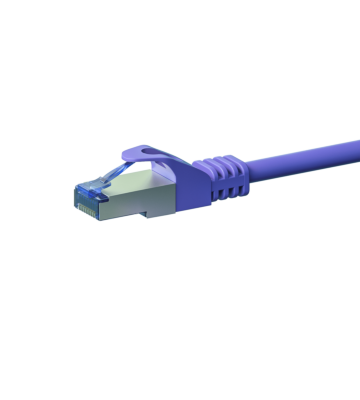 CAT 6a Netzwerkkabel LSOH - S/FTP - 1 Meter - Violett
