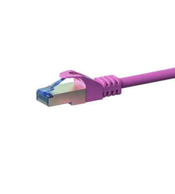 CAT 6a Netzwerkkabel LSOH - S/FTP - 3 Meter - Rosa