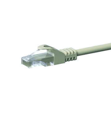 CAT 5e Netzwerkkabel U/UTP – 0.50 Meter - Grau - CCA