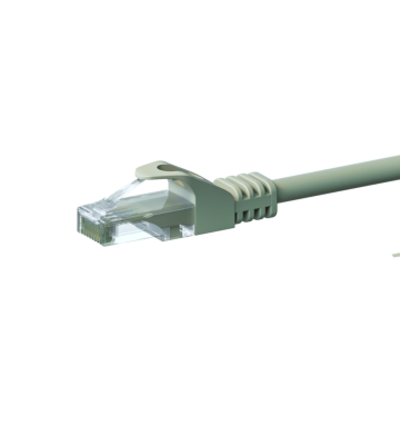 CAT 6 Netzwerkkabel U/UTP - 7,50 Meter - Grau - CCA