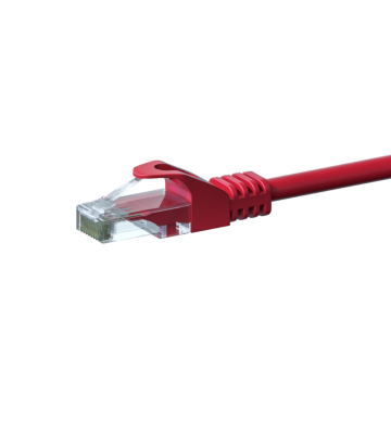 CAT 6 Netzwerkkabel U/UTP - 15 Meter - Rot - CCA