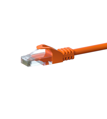 CAT 6 Netzwerkkabel U/UTP - 10 Meter - Orange - CCA
