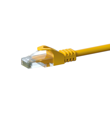 CAT 6 Netzwerkkabel U/UTP - 10 Meter - Gelb - CCA