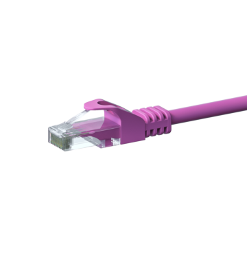 CAT 6 Netzwerkkabel U/UTP - 10 Meter - Rosa - CCA
