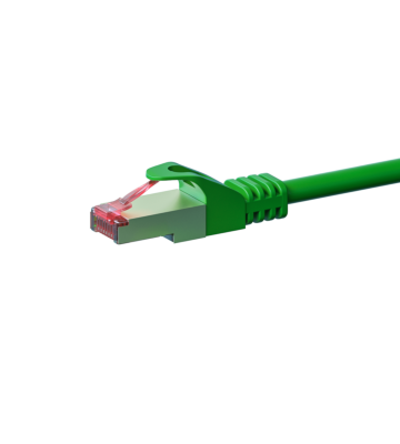 CAT 6 Netzwerkkabel LSOH - S/FTP - 0,25 Meter - Grün