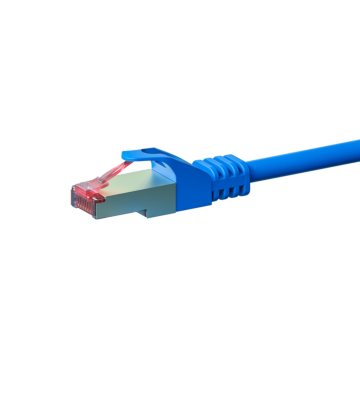 CAT 6 Netzwerkkabel LSOH - S/FTP - 0,25 Meter - Blau