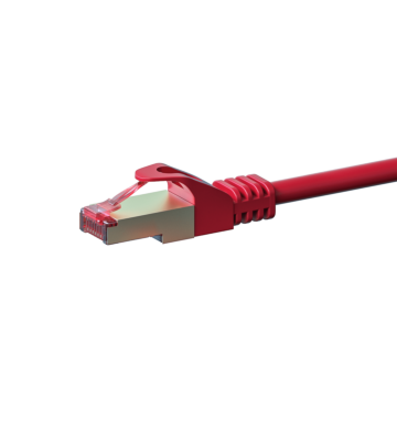 CAT 6 Netzwerkkabel LSOH - S/FTP - 7,50 Meter - Rot 
