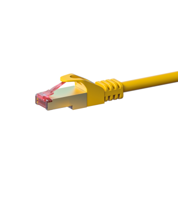 CAT 6 Netzwerkkabel LSOH - S/FTP - 1 Meter - Gelb