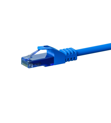 CAT6a Netzwerkkabel 100% Kupfer - U/UTP - 15 Meter - Blau