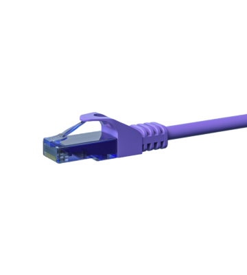 CAT6a Netzwerkkabel 100% Kupfer - U/UTP - 1,50 Meter - Violett