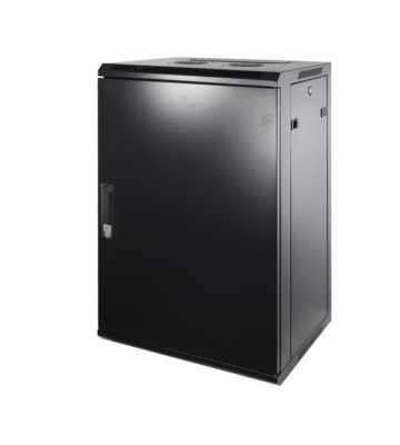 18 HE Serverschrank, Wandgehäuse, mit Metalltür (BxTxH) 600 x 450 x 900mm