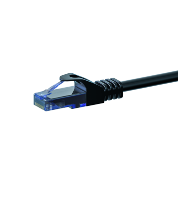 CAT6a Netzwerkkabel 100% Kupfer - U/UTP - 5 Meter - Schwarz