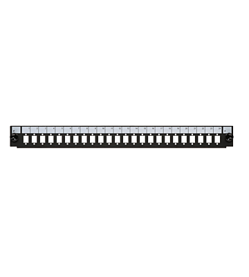 Frontplatte LC/SC/E2000 24-Port Simplex/Duplex, geeignet für universelle Glasfaserablage