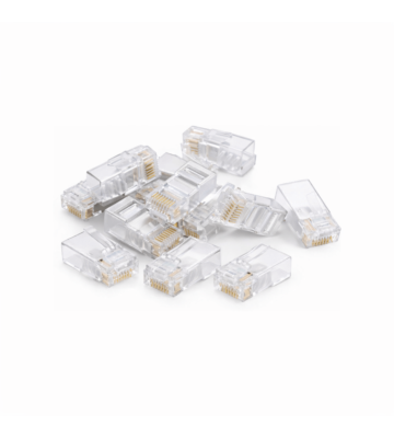 DANICOM UTP RJ45 CAT6a Netzwerkstecker - für flexible Kabel - 10 Stück