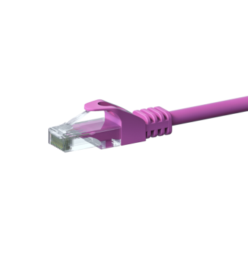 CAT 6 Netzwerkkabel U/UTP - 5 Meter - Rosa - CCA