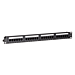 Patchpanel 19" CAT6 UTP - 24 ports