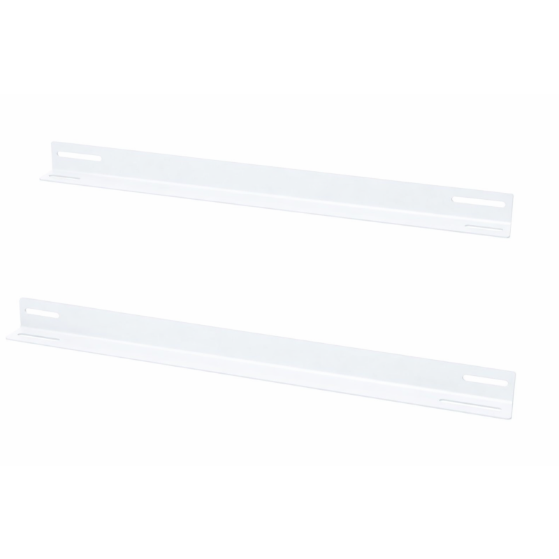 19” Rackschienen für 600mm tiefe Wandschränke - weiß