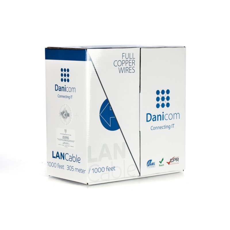 DANICOM CAT6 UTP 305m Starrleiter - LSZH (Dca)