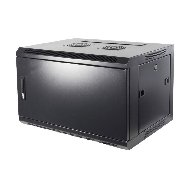 4 HE Serverschrank, Wandgehäuse, mit Metalltür (BxTxH) 600 x 600 x 280mm