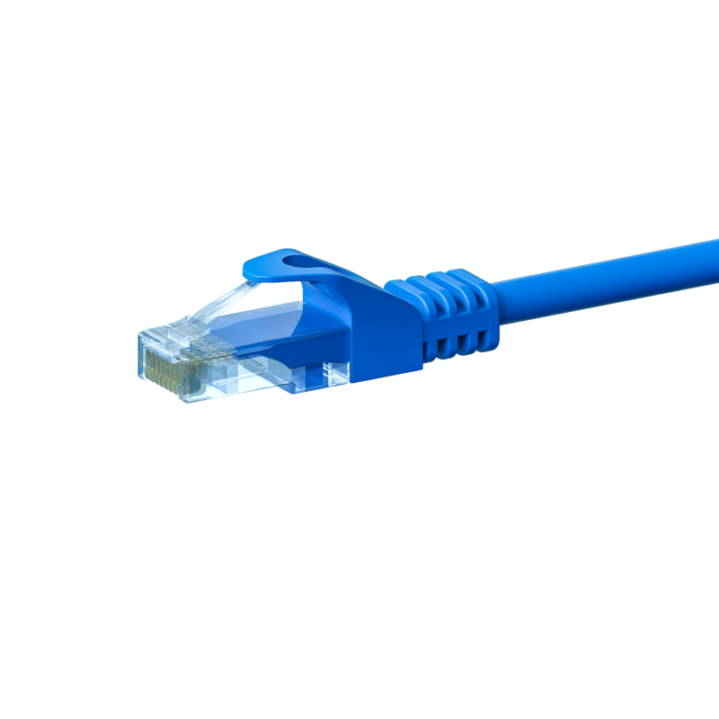 CAT5e Netzwerkkabel, U/UTP, 5 meter, Blau, 100% Kupfer