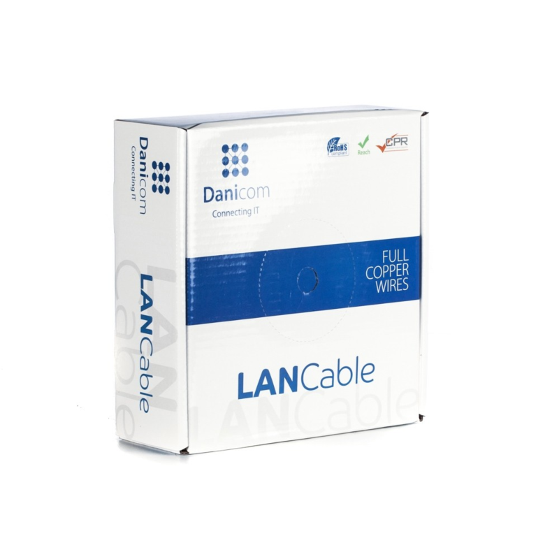 DANICOM CAT6A U/UTP 50m Starrleiter - LSZH (Dca)