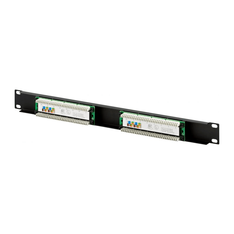Patchpanel 19" CAT5e UTP - 16 ports