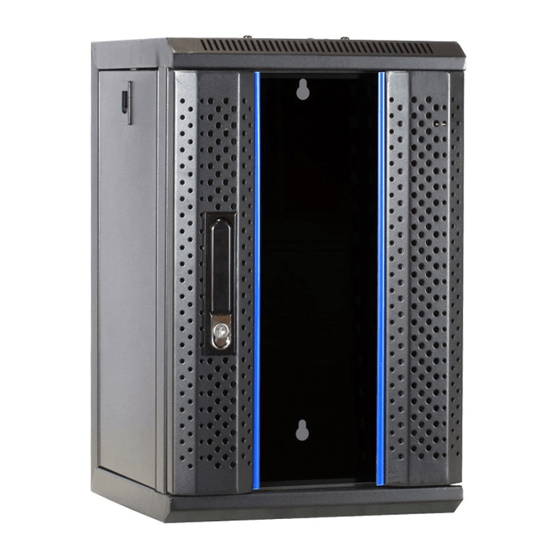9 HE, 10” Serverschrank, mit Glastür, (BxTxH) 370x450x486mm