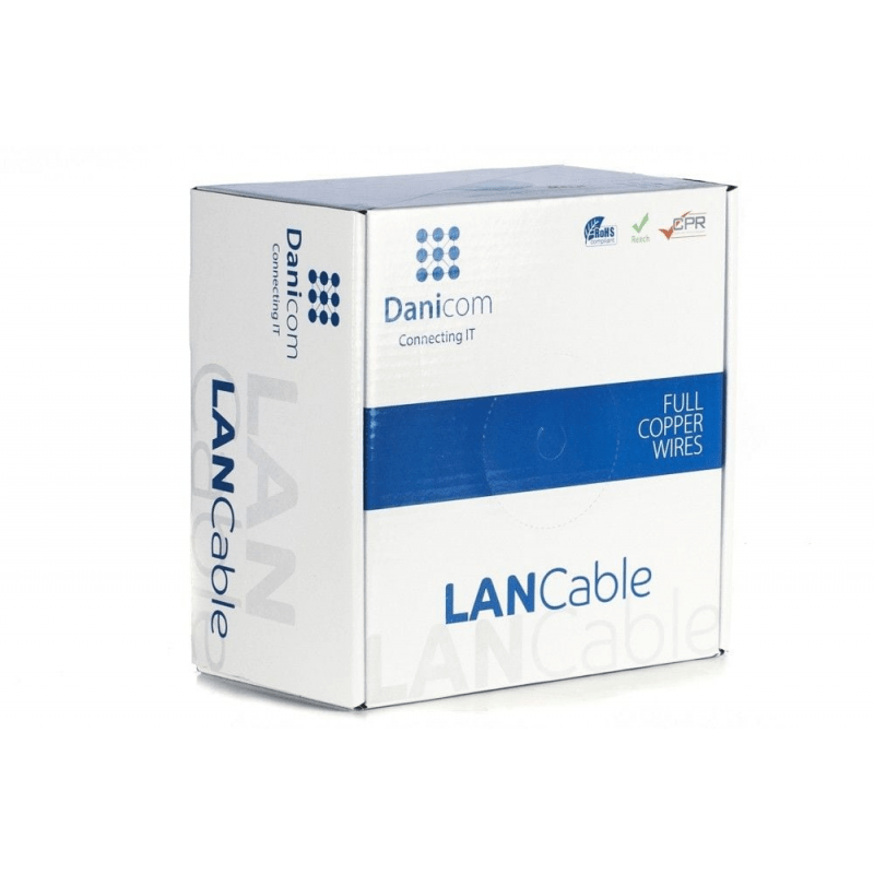DANICOM CAT7 S/FTP 100m Starrleiter - LSZH (Dca)
